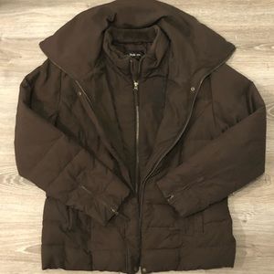 Sold Style & CO Dark Brown Puffer Jacket (Medium)